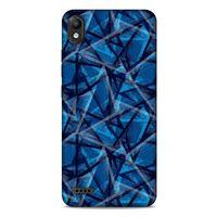 LG K20 2019 Uyumlu Kılıf Mavi Delisi (46) Core Armor Kılıf Geometrik