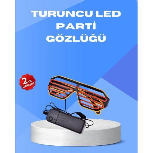 Gece Eğlencelerine Özel Renkli Led Işıklı Gözlük