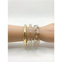 3'Lü Set Bilezik - Şeffaf