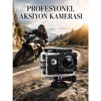 Profesyonel 4k Aksiyon Kamerası Geniş Açılı Wifi Destekli
