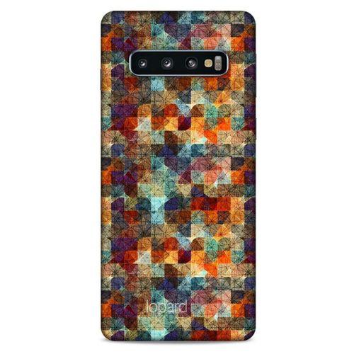 Samsung Galaxy S10 Kılıf Pastel Renkler (4) Koruma Kılıfı Yeşil Kırmızı