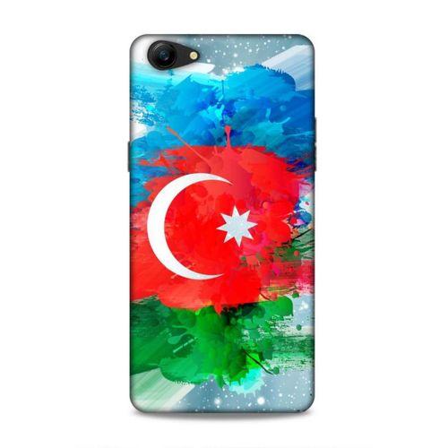 Oppo A79 Uyumlu Kılıf Azarbaijan (15) Antişok Kılıf Bayrak İllustre