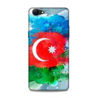 Oppo A79 Uyumlu Kılıf Azarbaijan (15) Antişok Kılıf Bayrak İllustre
