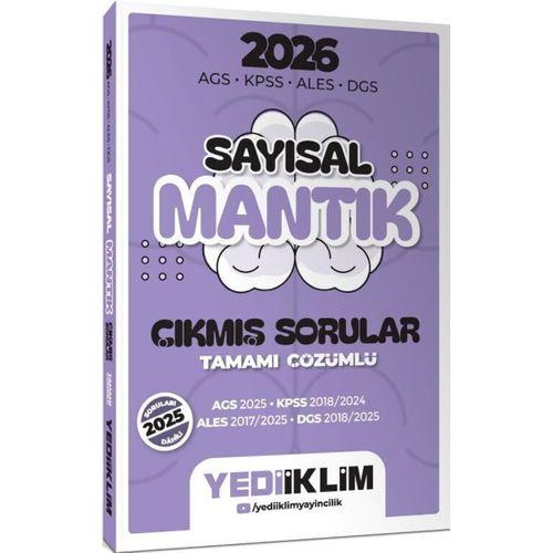2026 AGS KPSS ALES DGS Sayısal Mantık Tamamı Çözümlü Çıkmış Sorular Yediiklim
