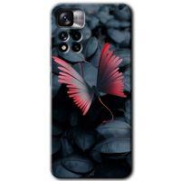 Redmi Note 11 Pro Plus 5G Kılıf HD Desen Baskılı Arka Kapak - Dark Butterfly