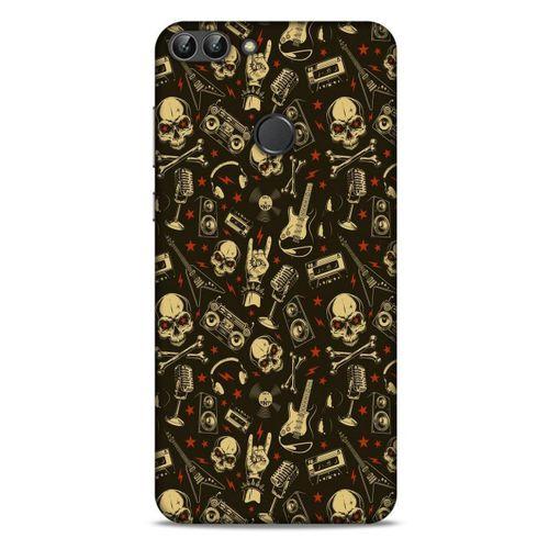 Retro (8) Desen Baskılı Kılıf Renkli Huawei Psmart Kılıf