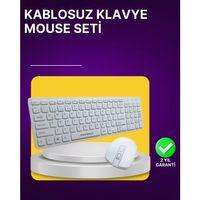 Kablosuz Klavye Ve Mouse Seti - Ergonomik Tasarım, Sessiz Kullanım, Geniş Uyumluluk