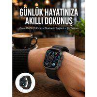 Amoled Akıllı Saat Bluetooth Arama Su Geçirmez Yeni Nesil