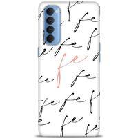 Oppo Reno 4 Pro Kılıf HD Baskılı Kılıf - Fe + Tam Ekran Koruyucu