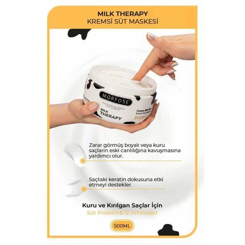 Milk Therapy Kremsi Süt Maskesi 500 ML - Bakım ve Canlılık - mrfs