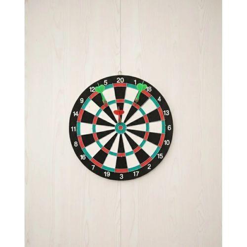 Ev Ve Oyun Alanları İçin 15 İnç Dart Tahtası 4 Dart Oku Dahil
