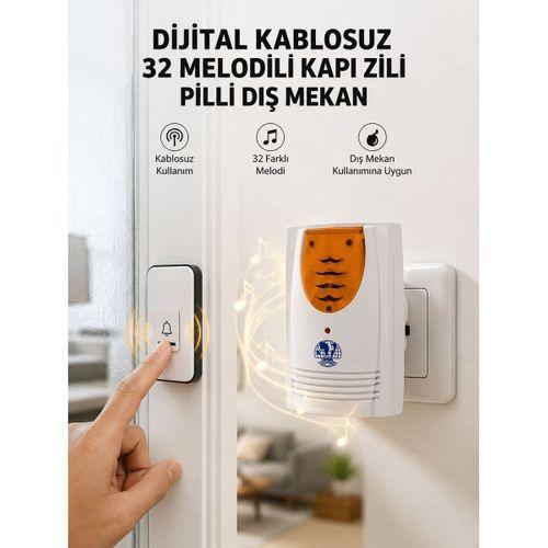 Kablosuz Kapı Zili Düzenli Ve Konforlu Yaşam Alanları İçin Yeni Nesil