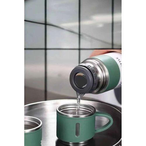 Paslanmaz Çelik 3’lü Termos Seti Vakumlu Ve 8 Saat Isı Koruma