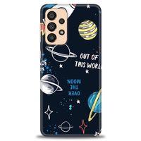 Samsung Galaxy A33 5G Kılıf HD Baskılı Kılıf - Space Fun + Tam Ekran Koruyucu