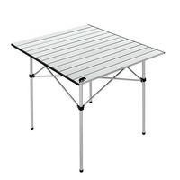 Kamp Ayısı® Katlanabilir Alüminyum XL Kamp Masası, Taşıma Çantalı, Gri