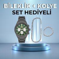 Slazenger SL.09.2137.2.05 Çelik Füme 44 mm Erkek Kol Saati