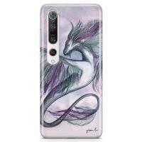 Xiaomi Mi 10 Pro Kılıf Ejder Arka Kapak Koruma Desenli Full Koruyucu