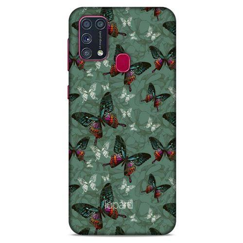 Samsung Galaxy M31 Kılıf Kelebek Etkisi (32) Soft Silikon Kılıf Turunu Sarı
