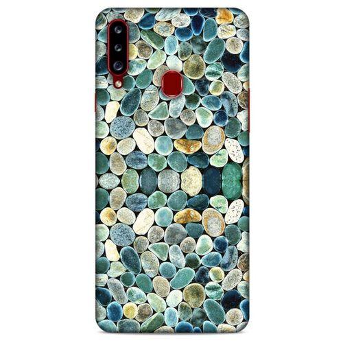 Samsung Galaxy A20s Kılıf Baskılı Özel Seri Taşlı (48) Bumper Kılıf