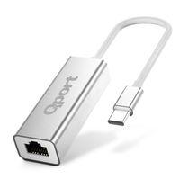 QPORT Q-TR45 TYPE-C TO RJ45(GİGABİT)NETWORK ÇEVİRİCİ
