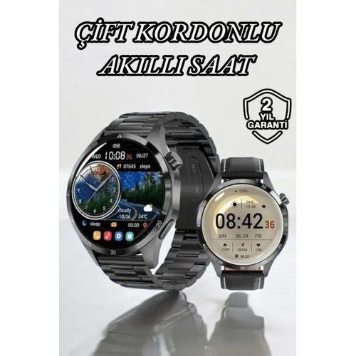 Çift Kordonlu Yüksek Çözünürlüklü Akıllı Saat Uyku İzleyici & Spor Modları