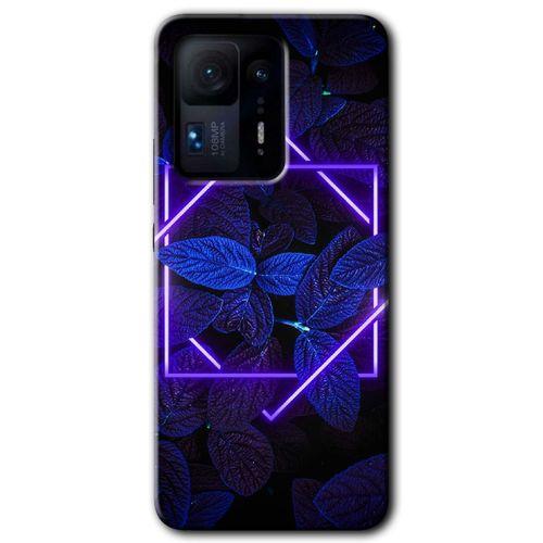 Mi Mix 4 Kılıf HD Desen Baskılı Arka Kapak - Mekanik Yaprak 5