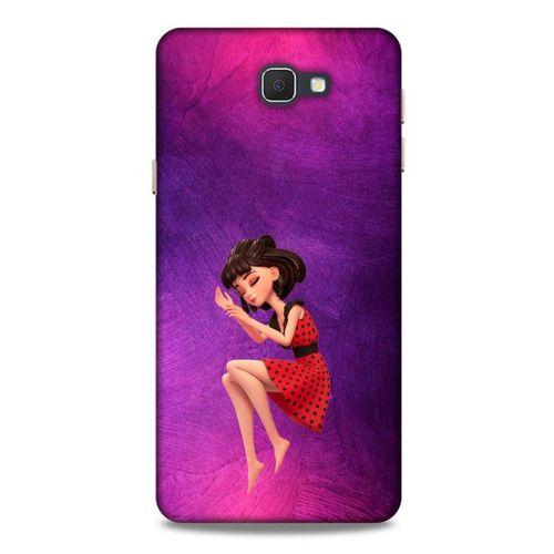 Samsung Galaxy J7 Prime Kılıf Depresyon (40) Fit Silikon Kılıf Kahverengi Beyaz