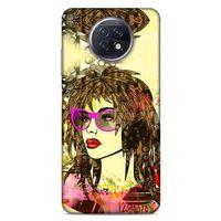 Lopard Xiaomi Redmi Note 9T Uyumlu Kılıf Sürreal Yüzler ♀ (18) Telefon Kılıfları Desenli