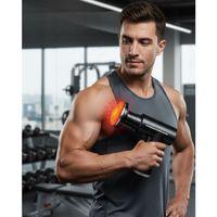 Sıcak Soğuk Terapili Masaj Tabancası Çift Fonksiyon 6 Başlıklı Şarjlı Derin Doku Cihazı