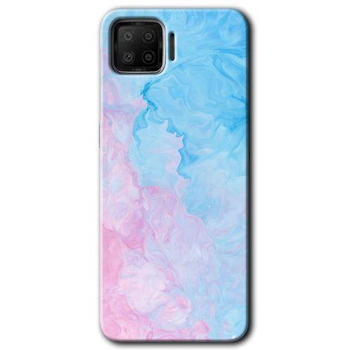 Oppo A73 HD Baskılı Kılıf + 9D Tam Ekran Koruyucu - Blue Art