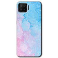 Oppo A73 HD Baskılı Kılıf + 9D Tam Ekran Koruyucu - Blue Art