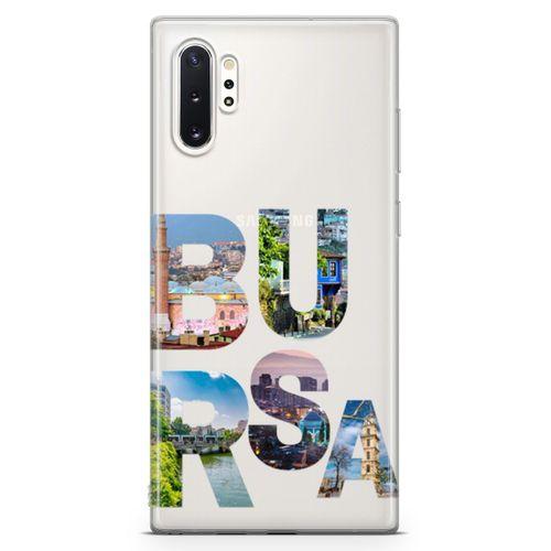 Samsung Galaxy Note 10 Plus Kılıf Bursa Gezi Arka Kapak Koruma Desenli Full Koruyucu