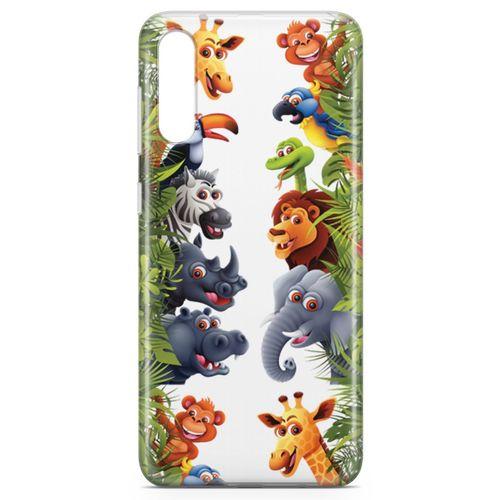 Samsung Galaxy A50s Kılıf Hayvanat Bahçesi 2 Arka Kapak Koruma Desenli Full Koruyucu