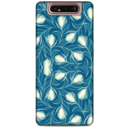 Samsung Galaxy A80 Kılıf Desenli Özel Seri Tüyler (43) Thin Fit Kılıf