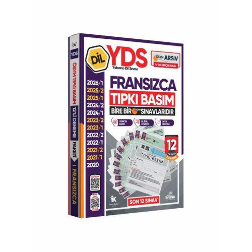 2026 YDS Fransızca ÖSYM Tıpkı Basım Çıkmış Soru Deneme Paketi Dijital Çözümlü 12li Fasikül SETİ