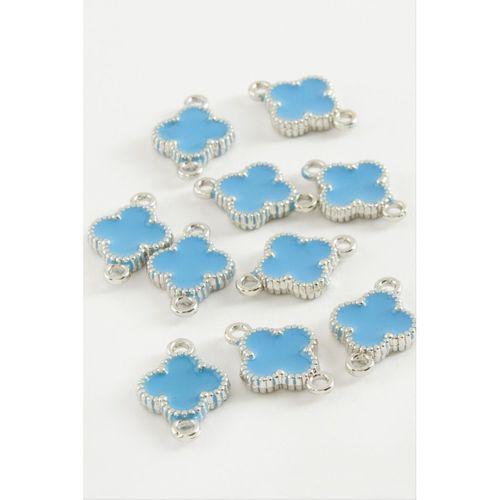 Çiçek Çift Kulplu Mineli Bileklik ve Kolye Ucu Aparatı 1 Adet