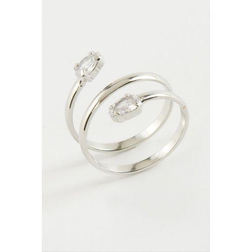 Oval Zirkon Taşlı Yüzük