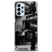 Samsung Galaxy A23 4G Kılıf HD Baskılı Kılıf - One Way + Tam Ekran Koruyucu