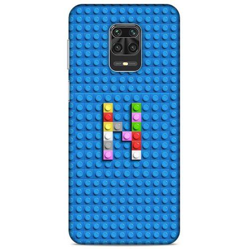 Lopard Xiaomi Redmi Note 9S Uyumlu Kılıf BloX (25) Antişok Kapak N Harfi
