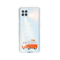 Oppo Reno 4 Lite Rota Belli Desenli Premium Şeffaf Silikon Kılıf