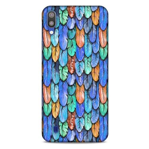 Samsung Galaxy M10 Kılıf Desenli Özel Seri Tüyler (37) Silicone Cover