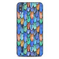 Samsung Galaxy M10 Kılıf Desenli Özel Seri Tüyler (37) Silicone Cover