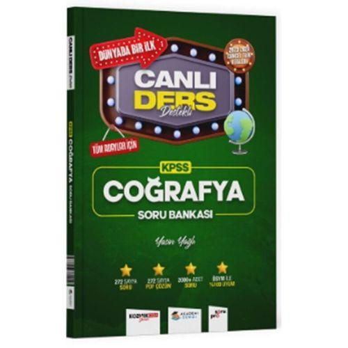 KPSS Coğrafya Canlı Ders Destekli Soru Bankası Akademi Denizi