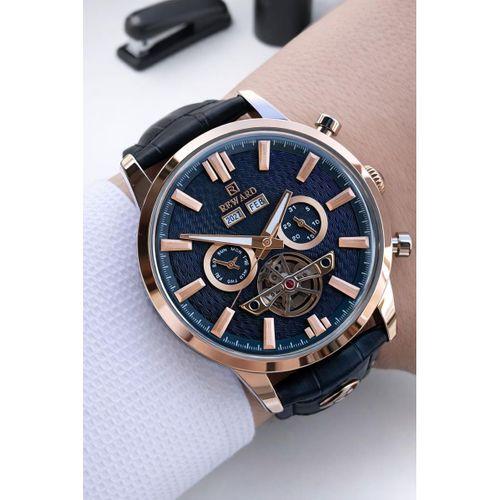 Reward İtalyan Bileklik Hediyeli Deri Kordon Otomatik Mekanizma 5 Atm Erkek Kol Saati W.147667.6