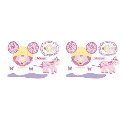 2 Adet Defter Sticker,Laptop Sticker  Prenses Desenli Pvc 70X50X0,5Cm