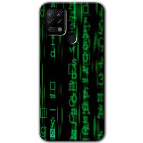 Tecno Pova Kılıf HD Desen Baskılı Arka Kapak - Matrix