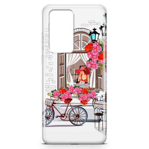 Huawei P40 Pro Kılıf Bisiklet Arka Kapak Koruma Desenli Full Koruyucu