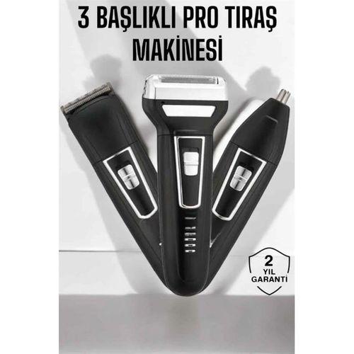 3 Başlıklı Profesyonel Tıraş Makinesi