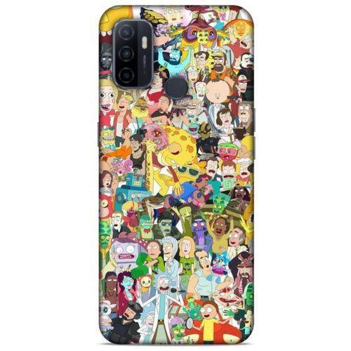 Huawei P40 Uyumlu Kılıf Rick And Morty (36) Glitter Kılıf Cop Morty