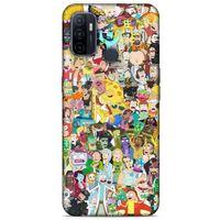 Huawei P40 Uyumlu Kılıf Rick And Morty (36) Glitter Kılıf Cop Morty